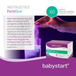 Instructies over inname voedingssupplement FertilOva 60