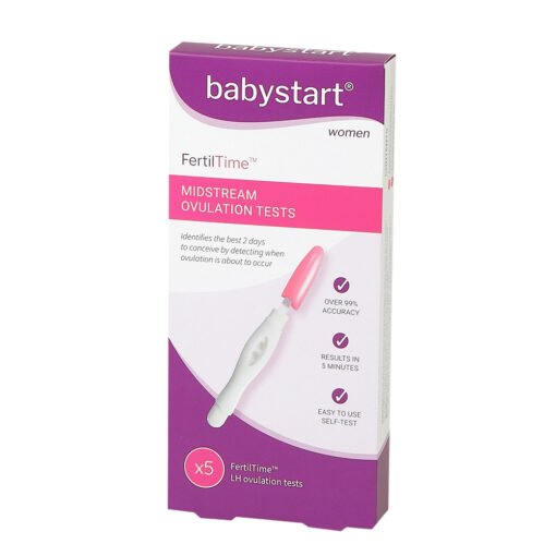 Ovulatietest, doosje met 5 thuistesten van Babystart, FertilTime