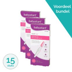 Ovulatietest, doosje met 15 thuistesten van Babystart, FertilTime