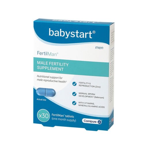 Fertiliteit supplement voor de man in retail verpakking