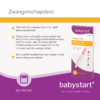 Voordelen van de zwangerschapstest van Babystart opgenoemd